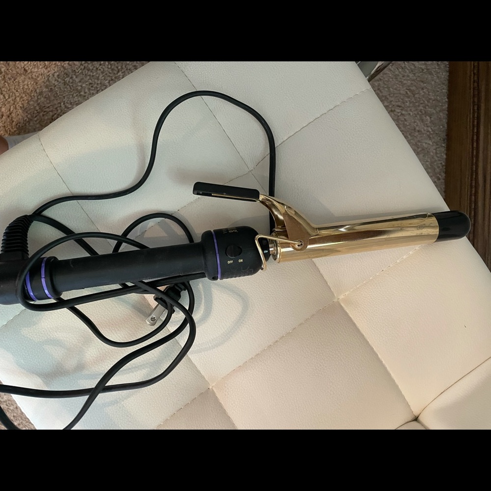 Hot tools thick curling barrel
